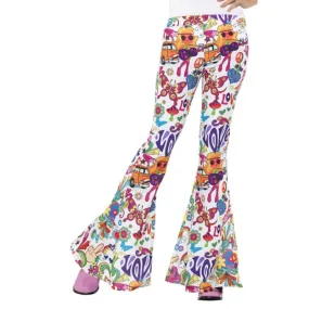 60s Groovy Flared Trousers - Ladies