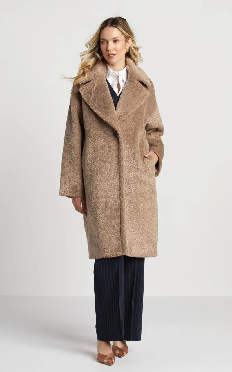 Adroit Atelier- Polly Long Faux Fur Coat