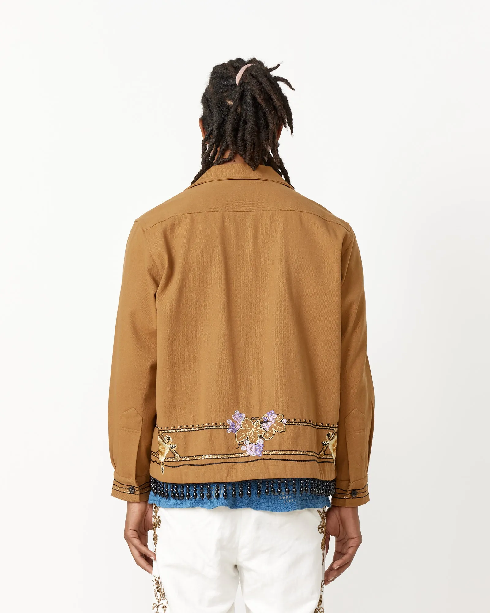 Autumn Royal Fringed LS Shirt