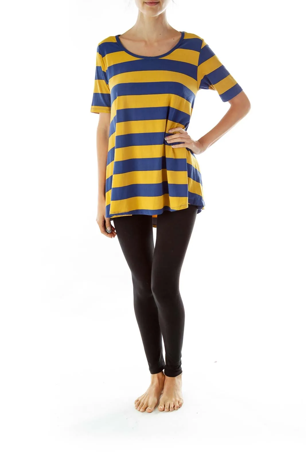 Blue Mustard Soft Loose Tunic