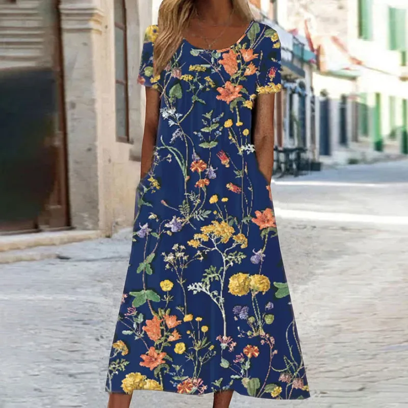 Boho Floral Dress