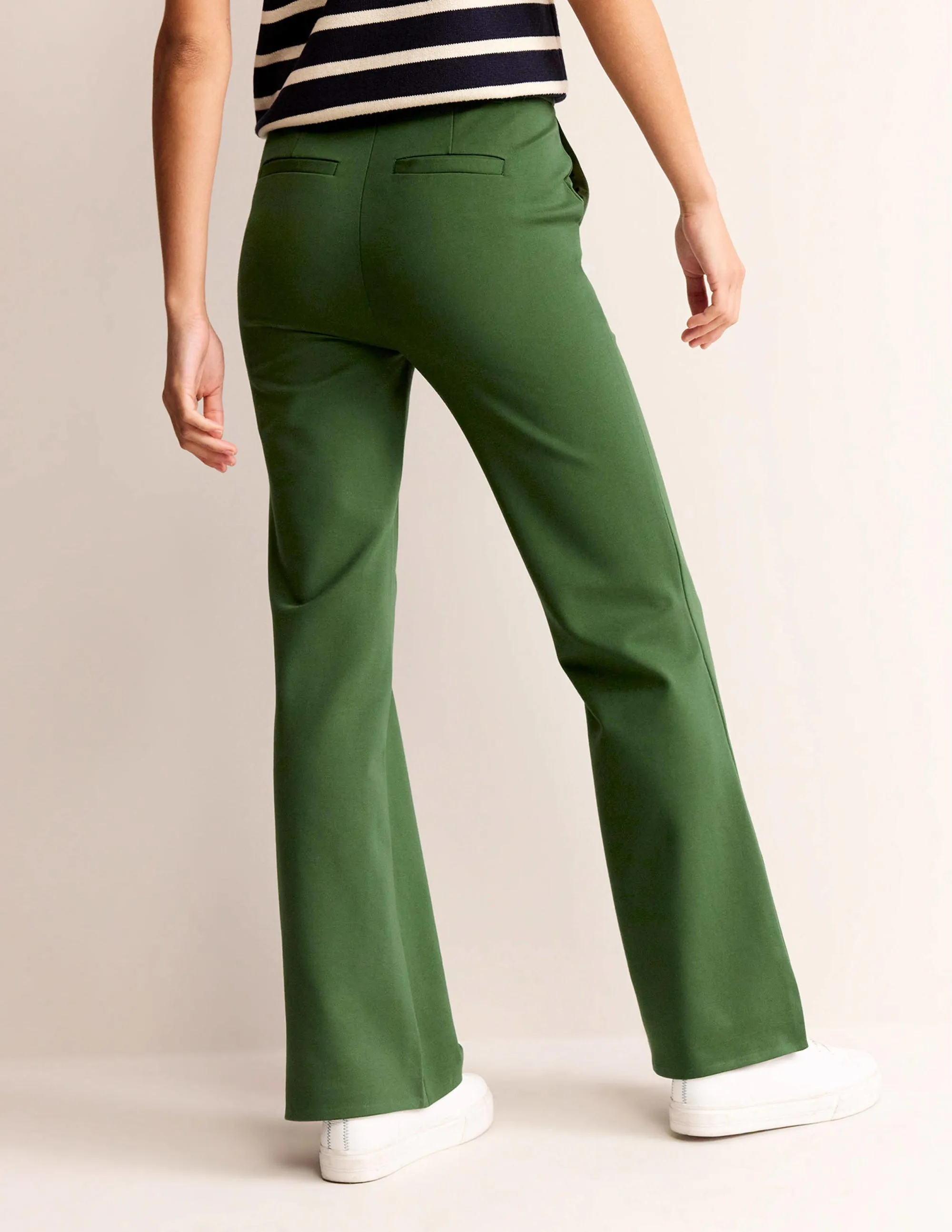 Brompton Ponte Trousers-Winter Green