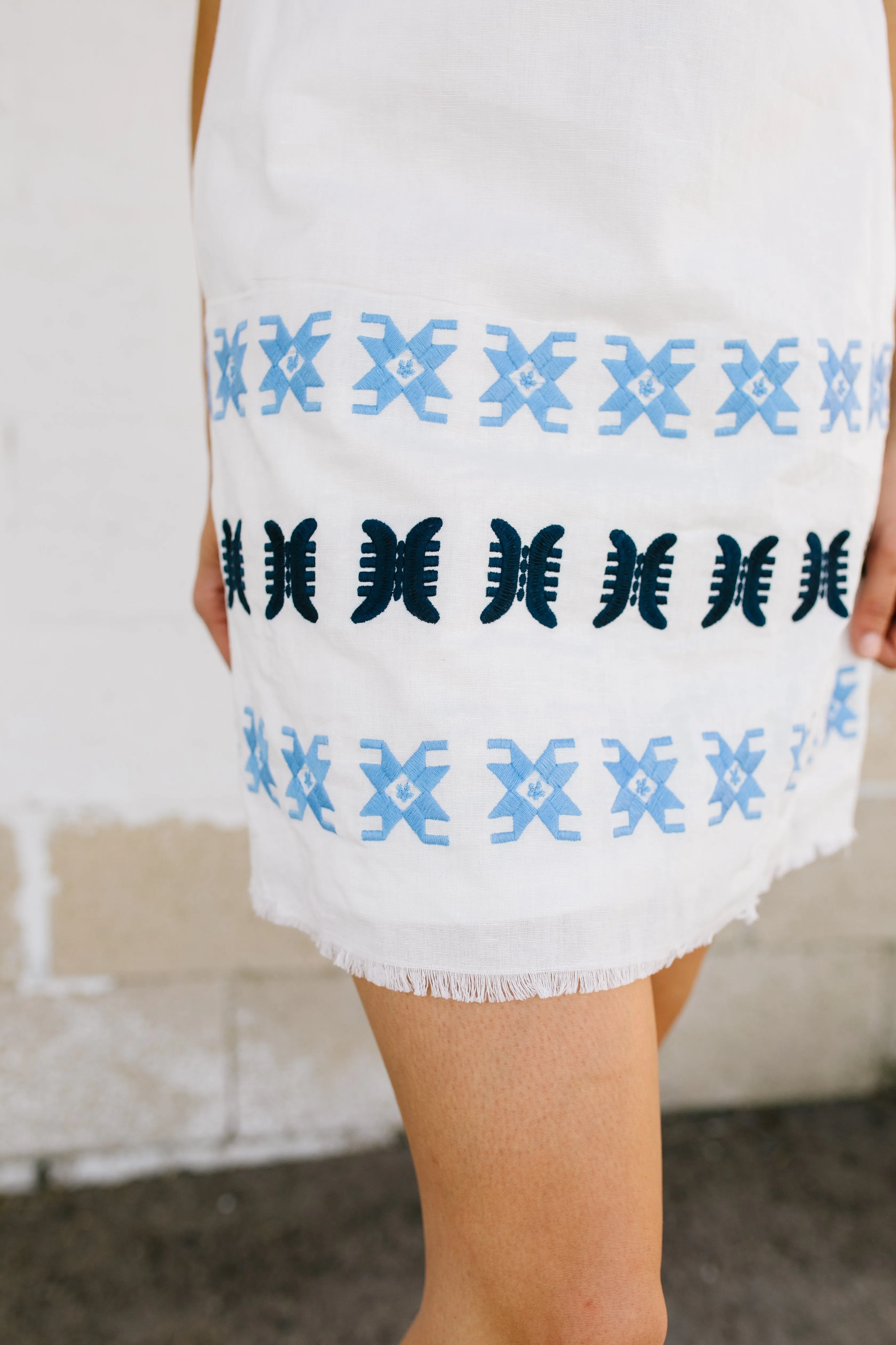 Camden Embroidered Shift Dress