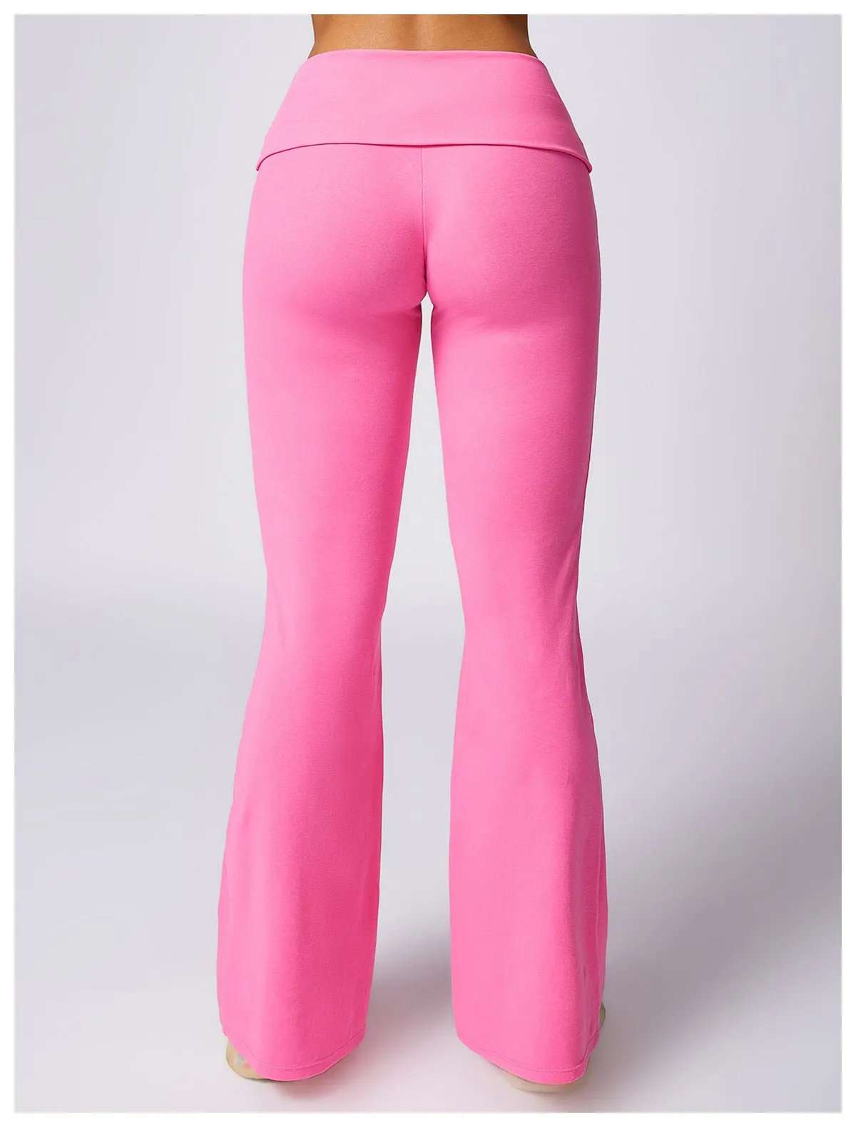 Cotton Flared Legging Trousers