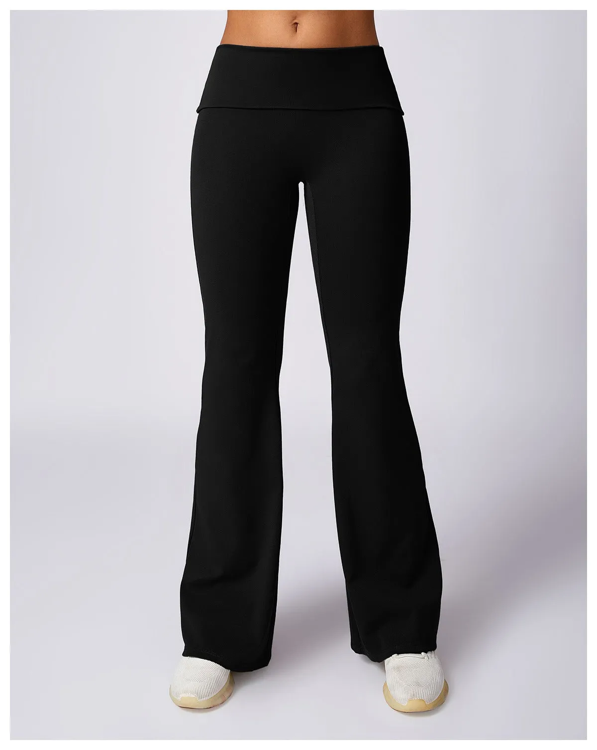 Cotton Flared Legging Trousers