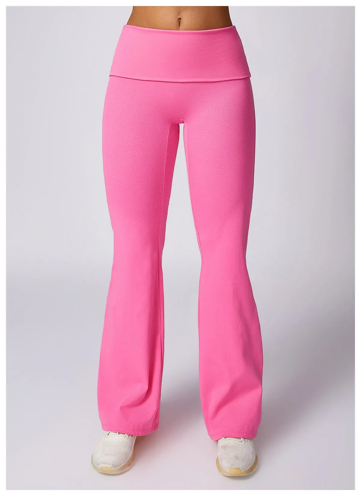 Cotton Flared Legging Trousers