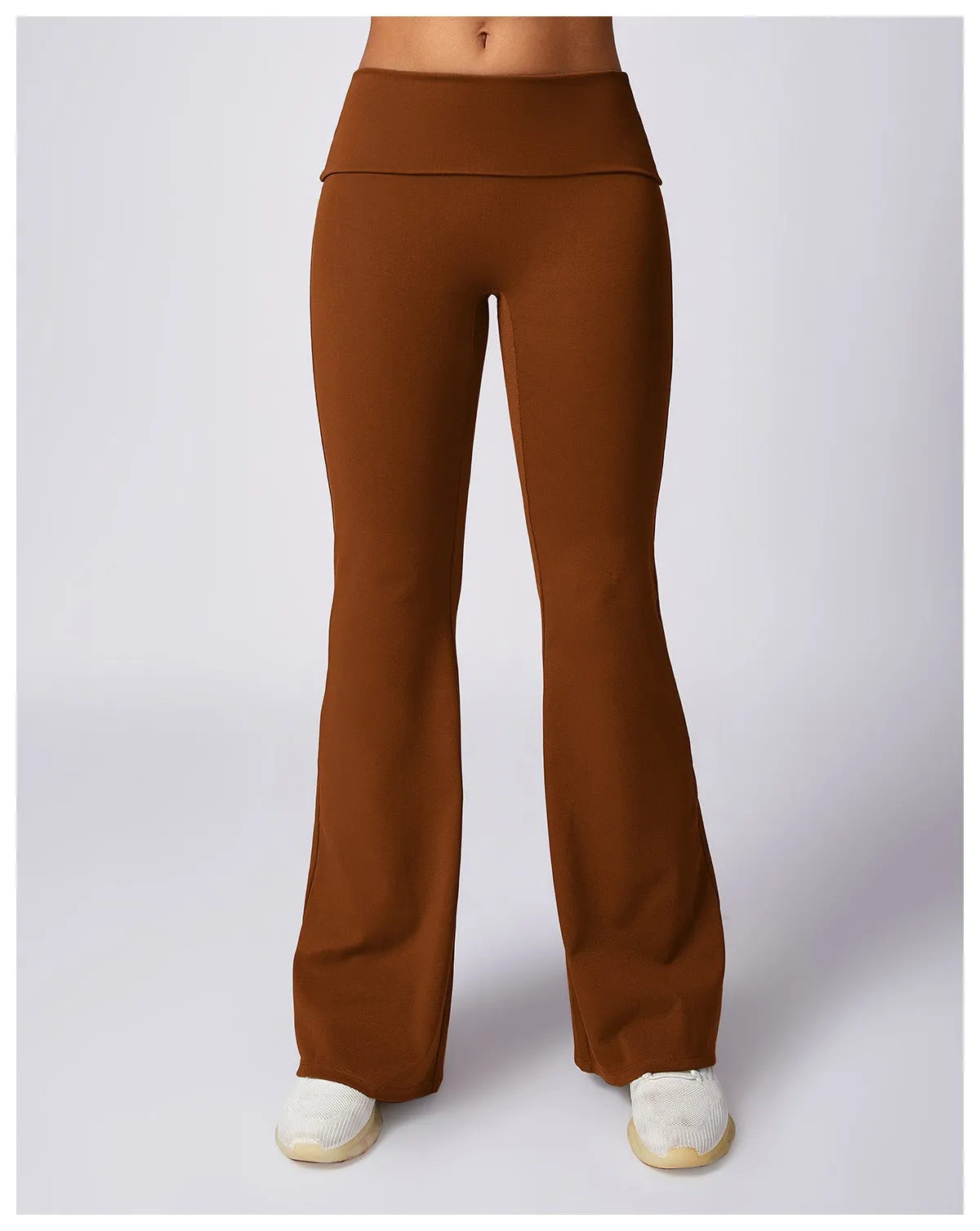 Cotton Flared Legging Trousers