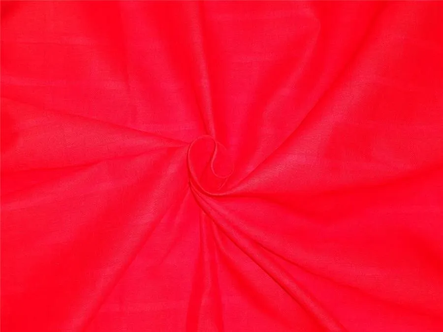 Cotton Organdy Fabric Leno Checks Design 44&quot; Vodafone Red