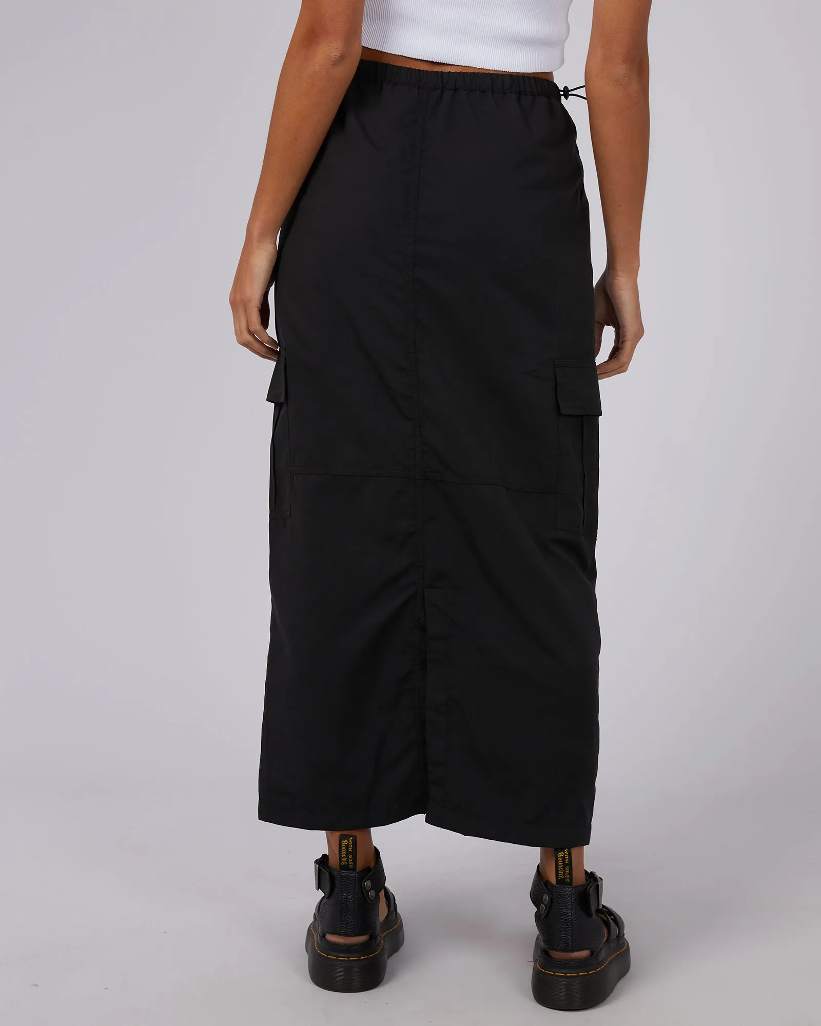 Cruz Parachute Skirt Black