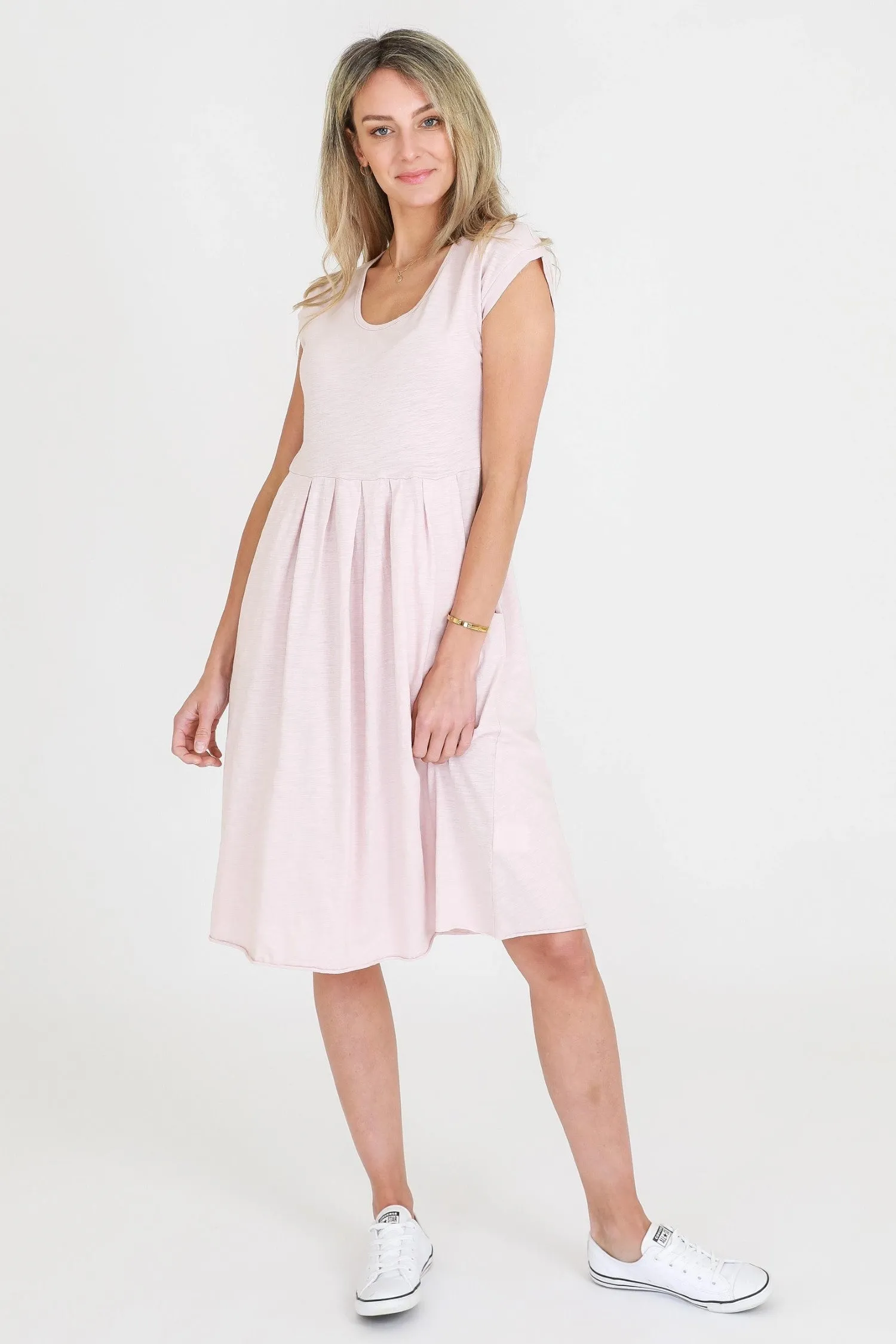 Evelyn Midi Dress with Pockets