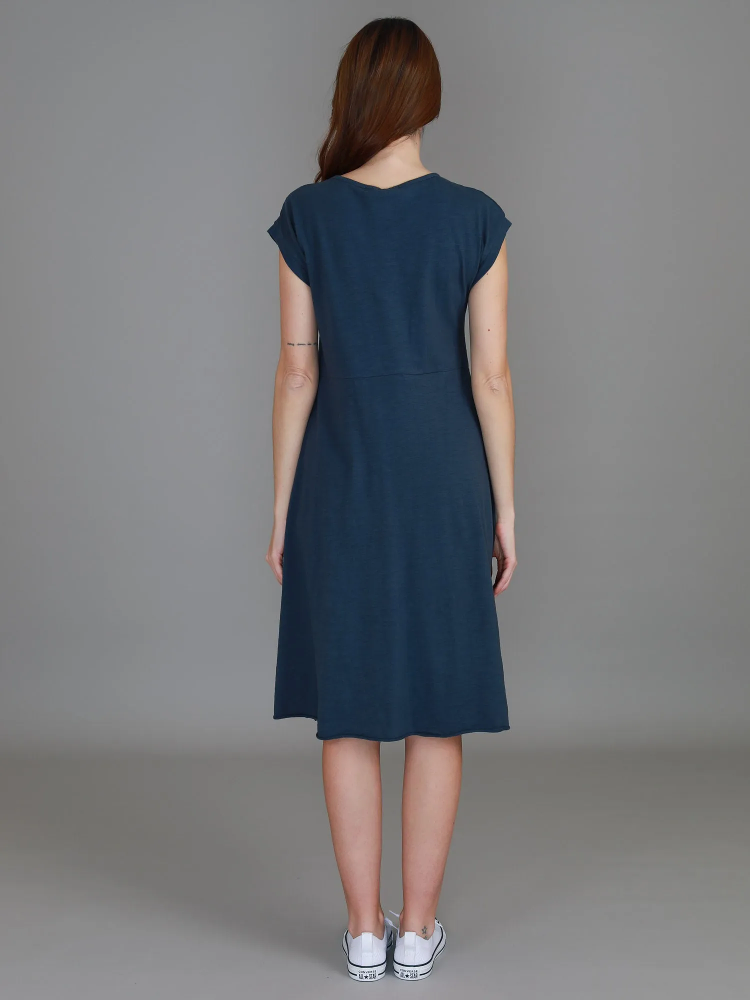 Evelyn Midi Dress with Pockets