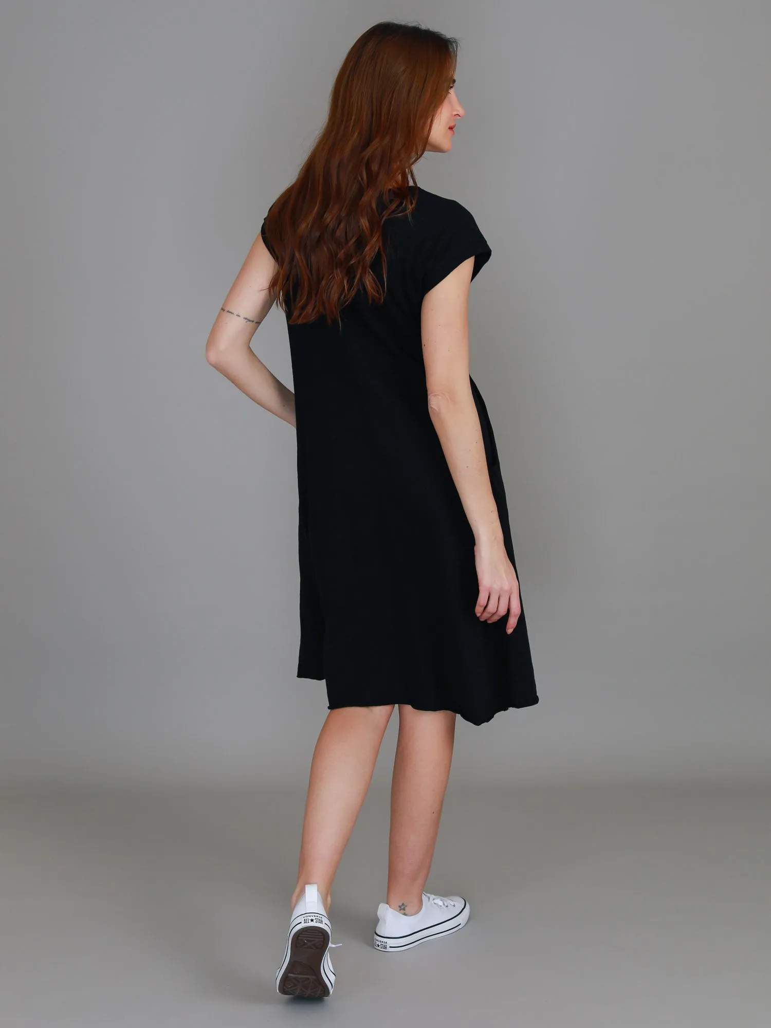 Evelyn Midi Dress with Pockets