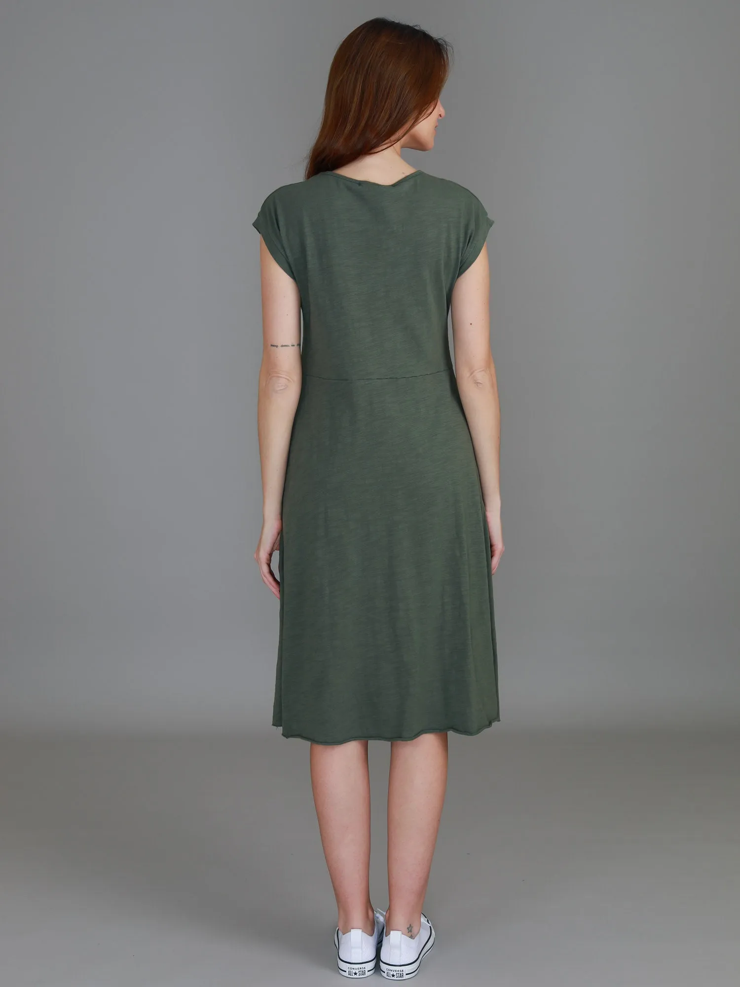 Evelyn Midi Dress with Pockets