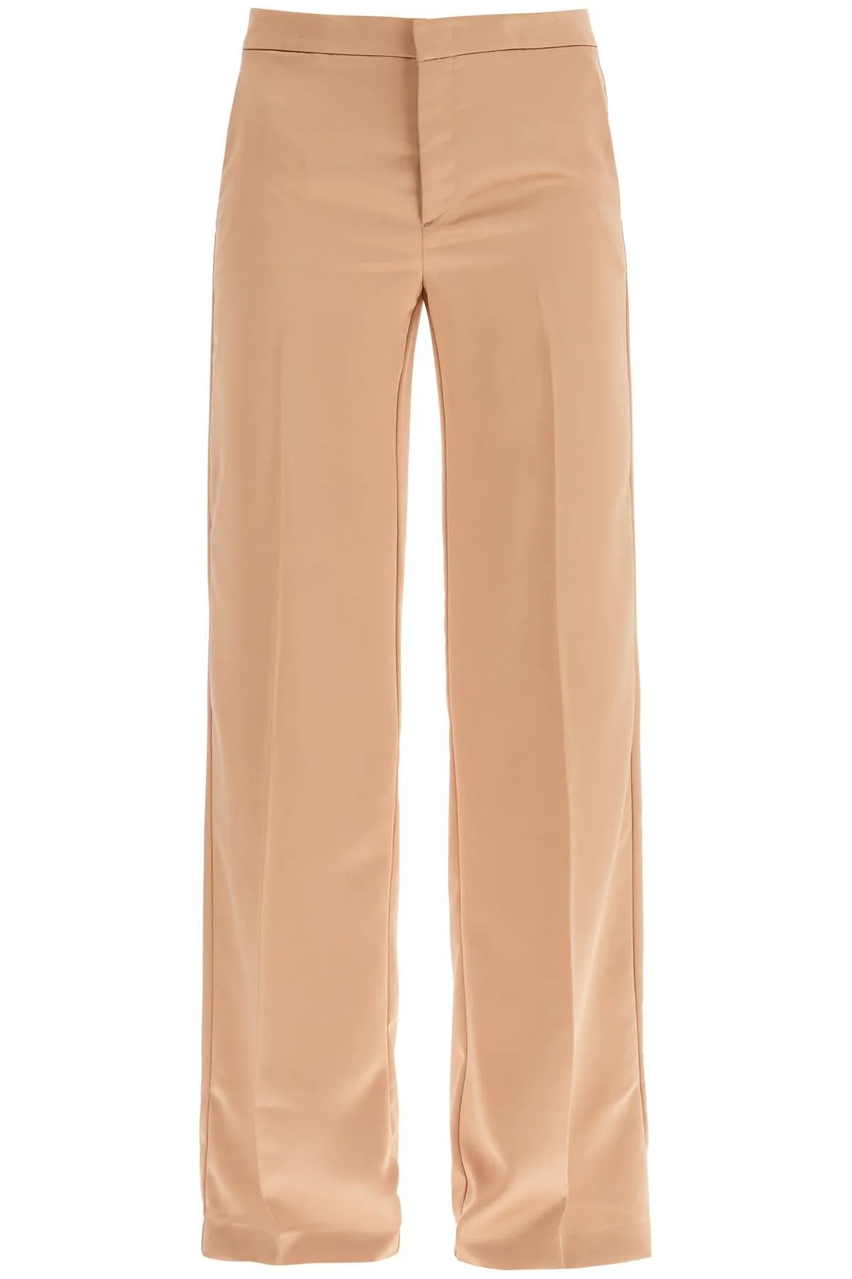 Flared Trousers Satin Trousers