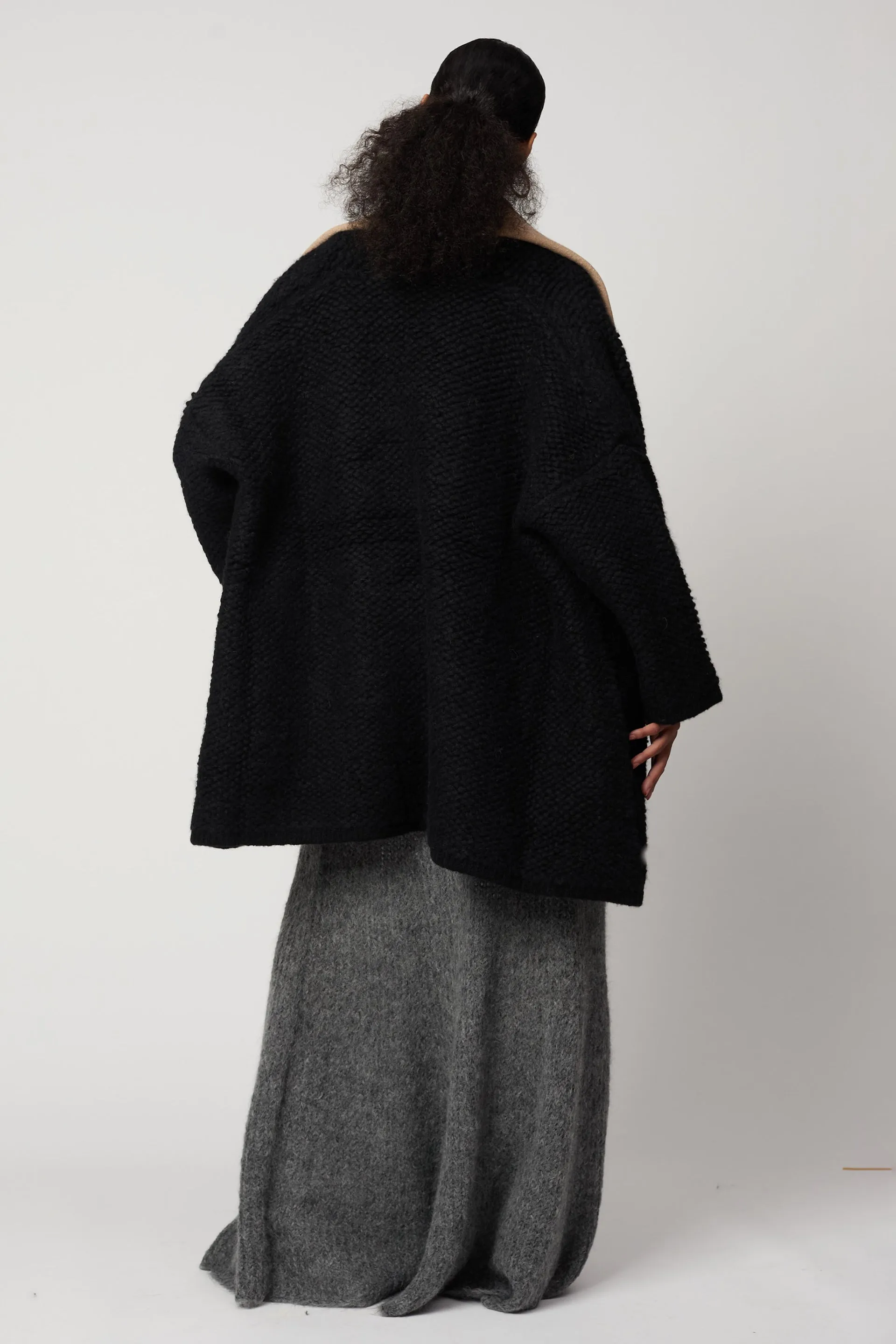 HAORI COAT IN FRENCH TERRY