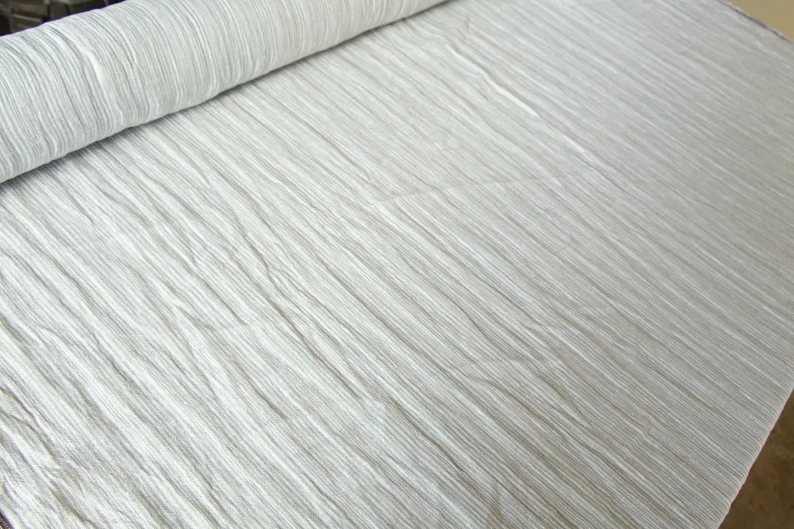 Jade Stripe Washed Linen Gauze