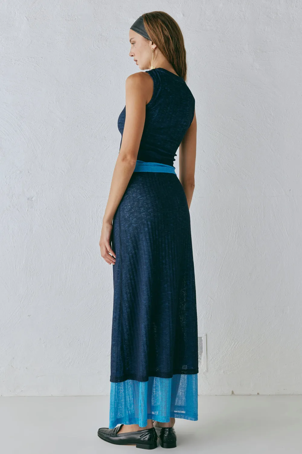 Jil Maxi Skirt Navy