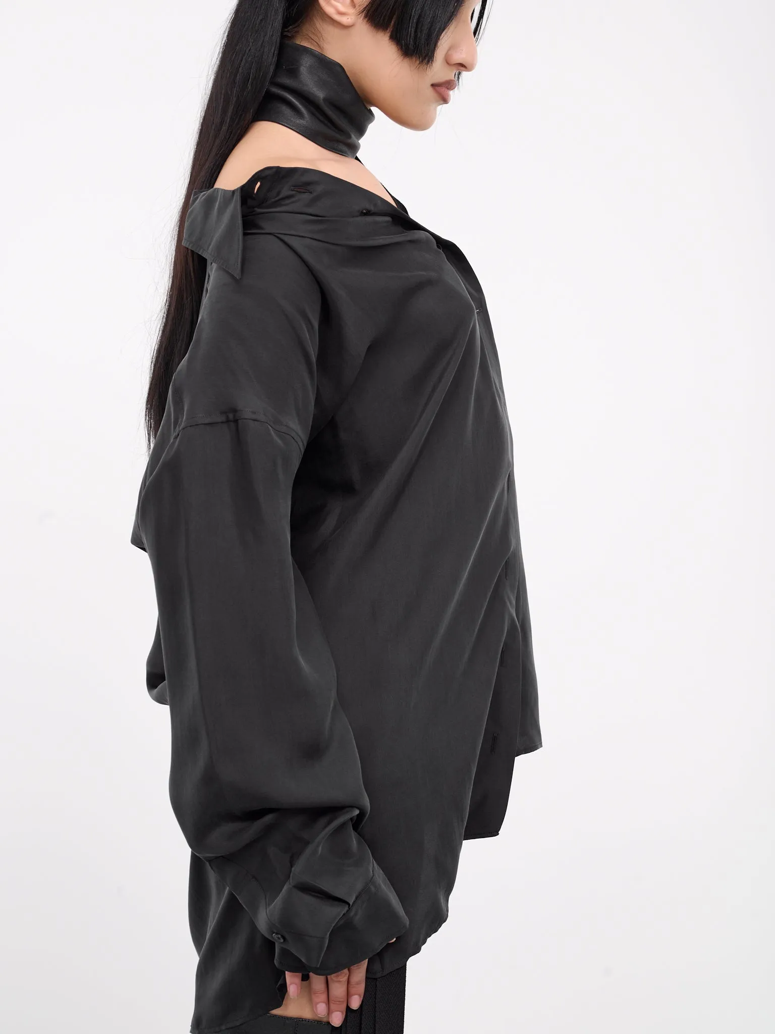 Jula Off-Shoulder Shirt (B0011913-FA417-JULA-OFF-BLACK)