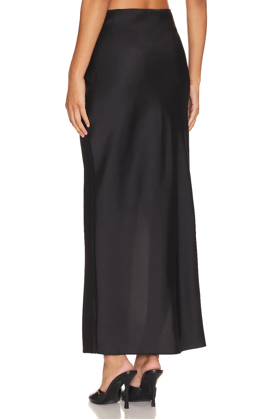 Maxi skirt LIONESS Mariah, color Onyx