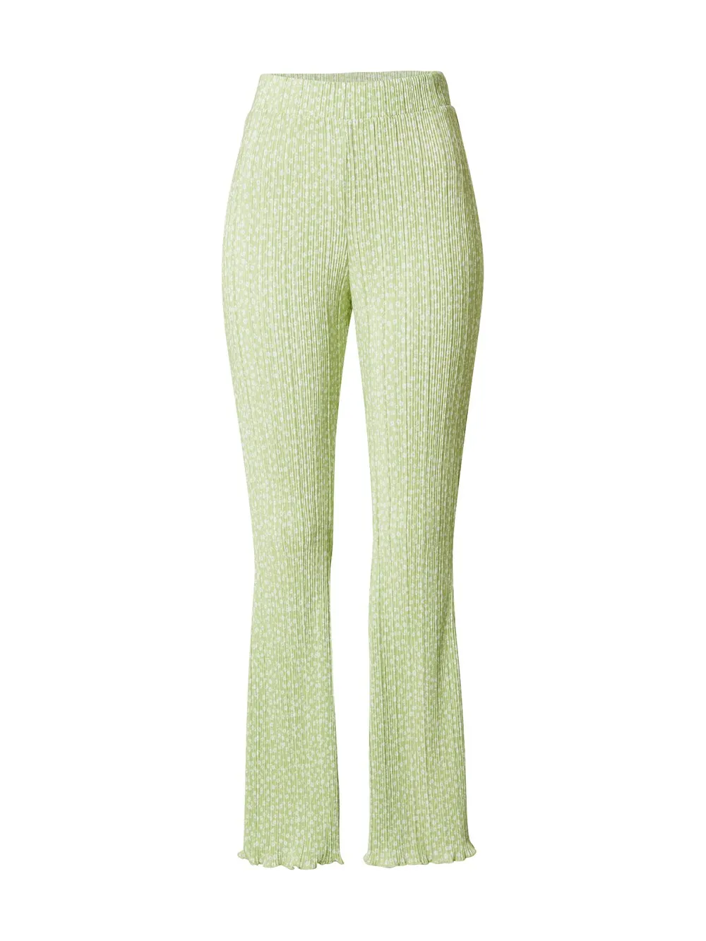 Monki flared trousers, apple