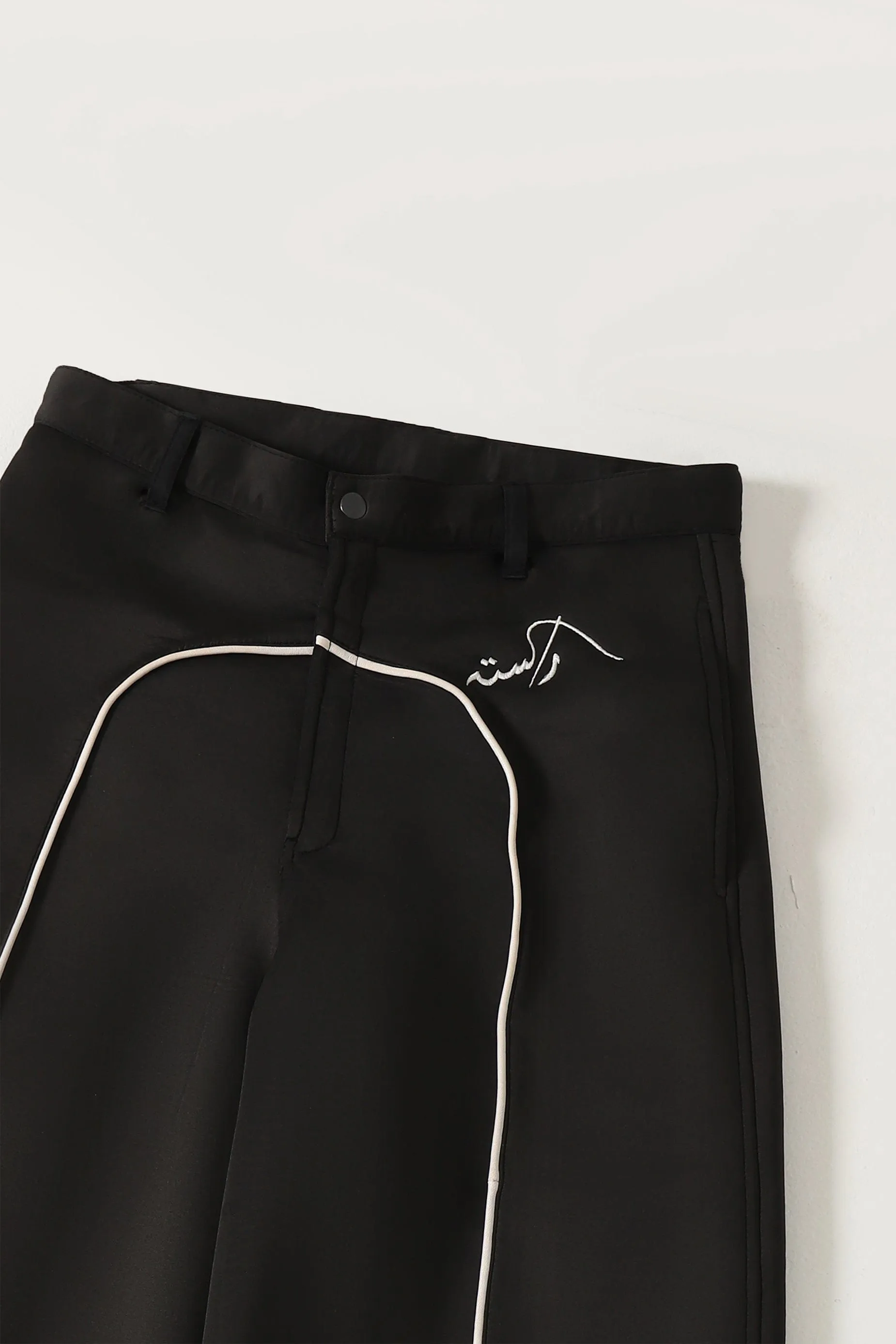 NEOPRENE FLARED TROUSERS