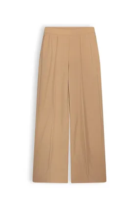 NoBell Sinus girls palazzo pique pants beige