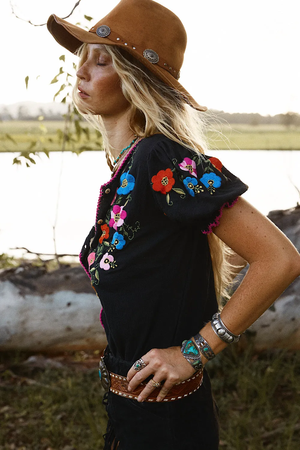 Santeria Embroidered Blouse