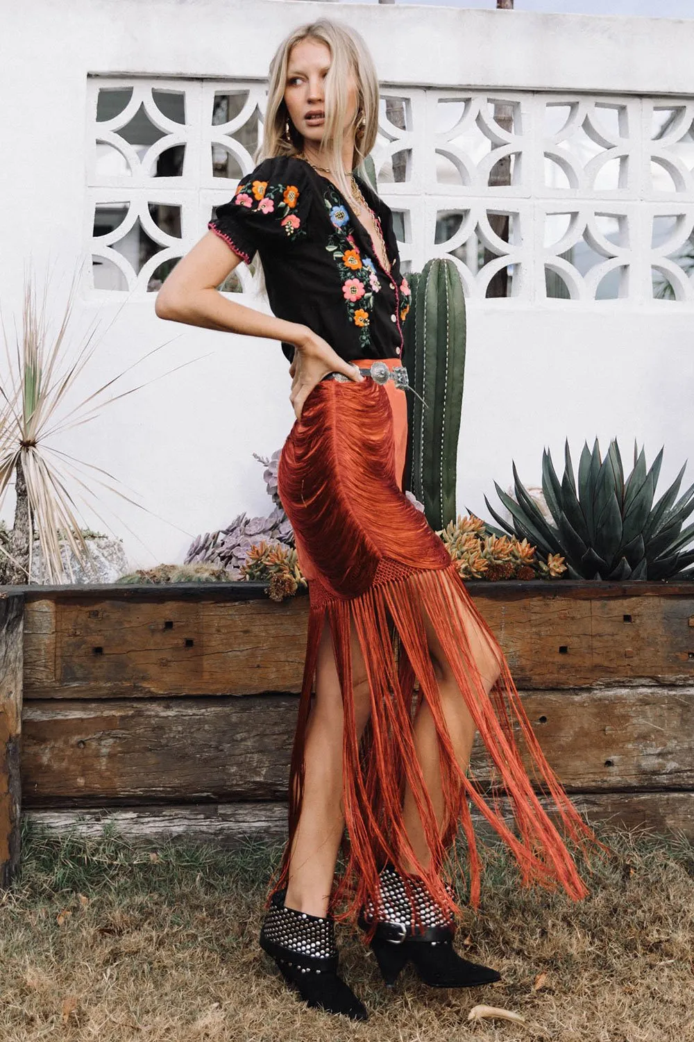 Santeria Embroidered Blouse