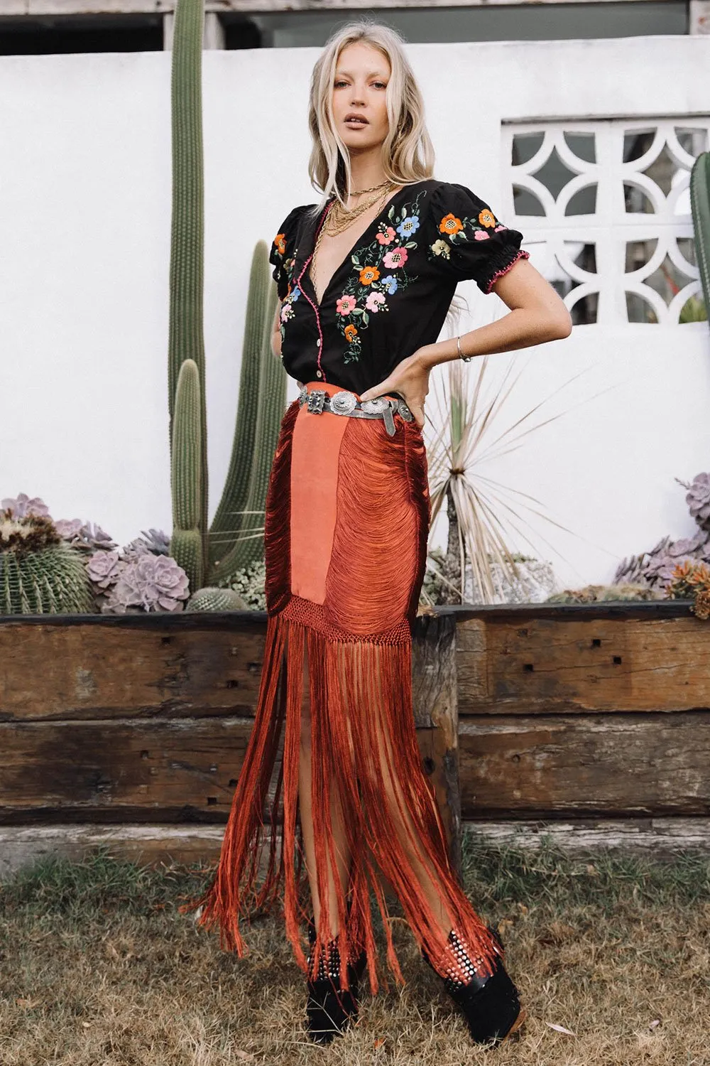 Santeria Embroidered Blouse