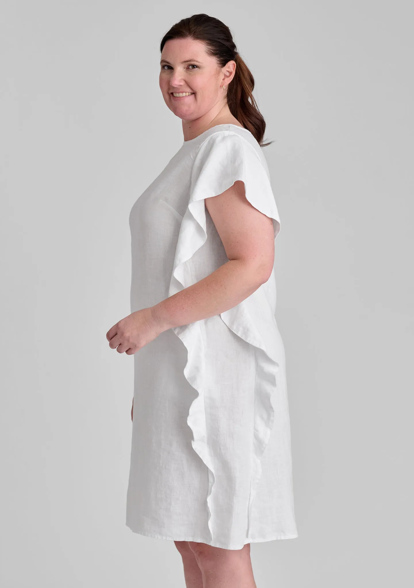 Social Dress - Linen Shift Dress