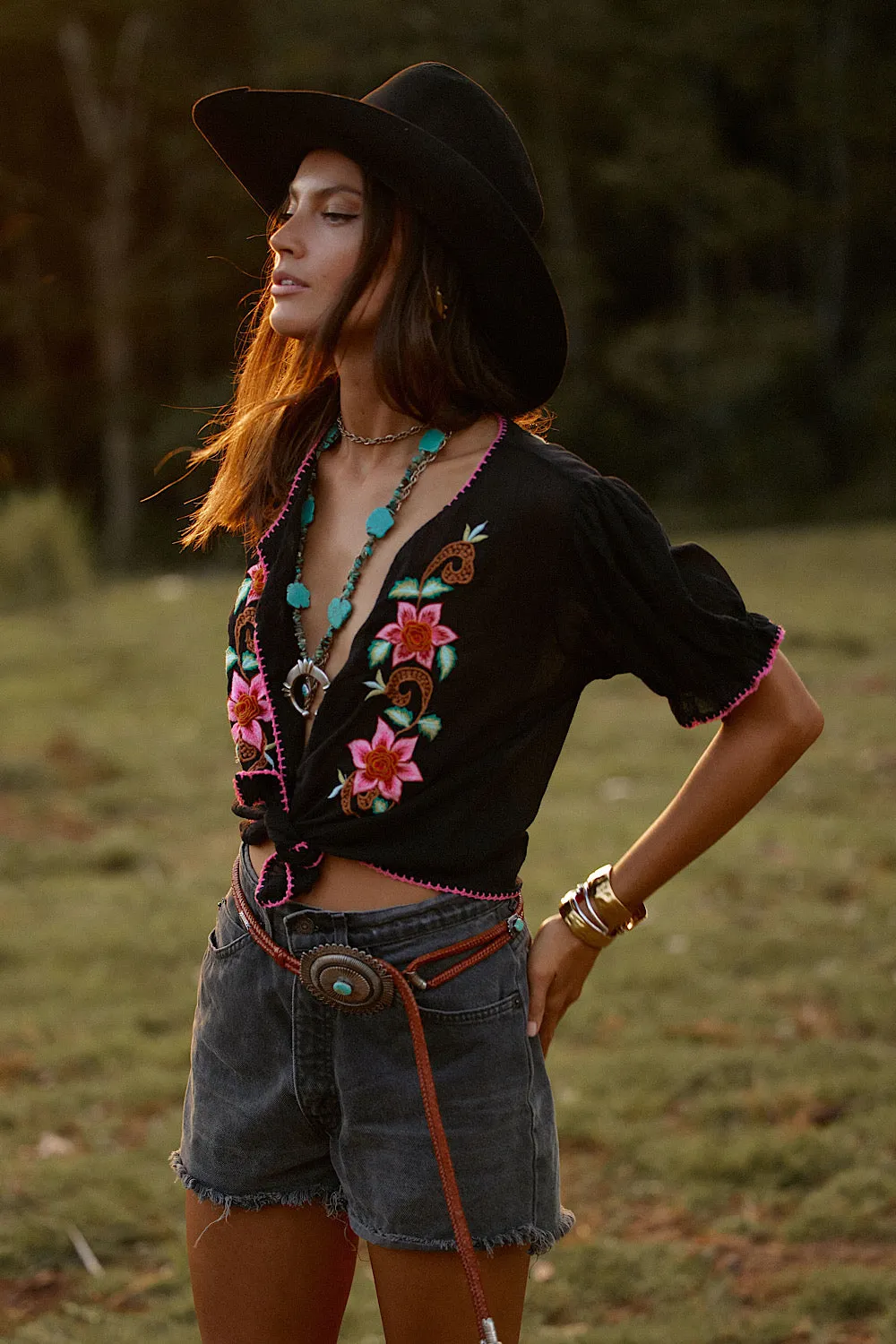 Song Of The Wind Embroidered Blouse