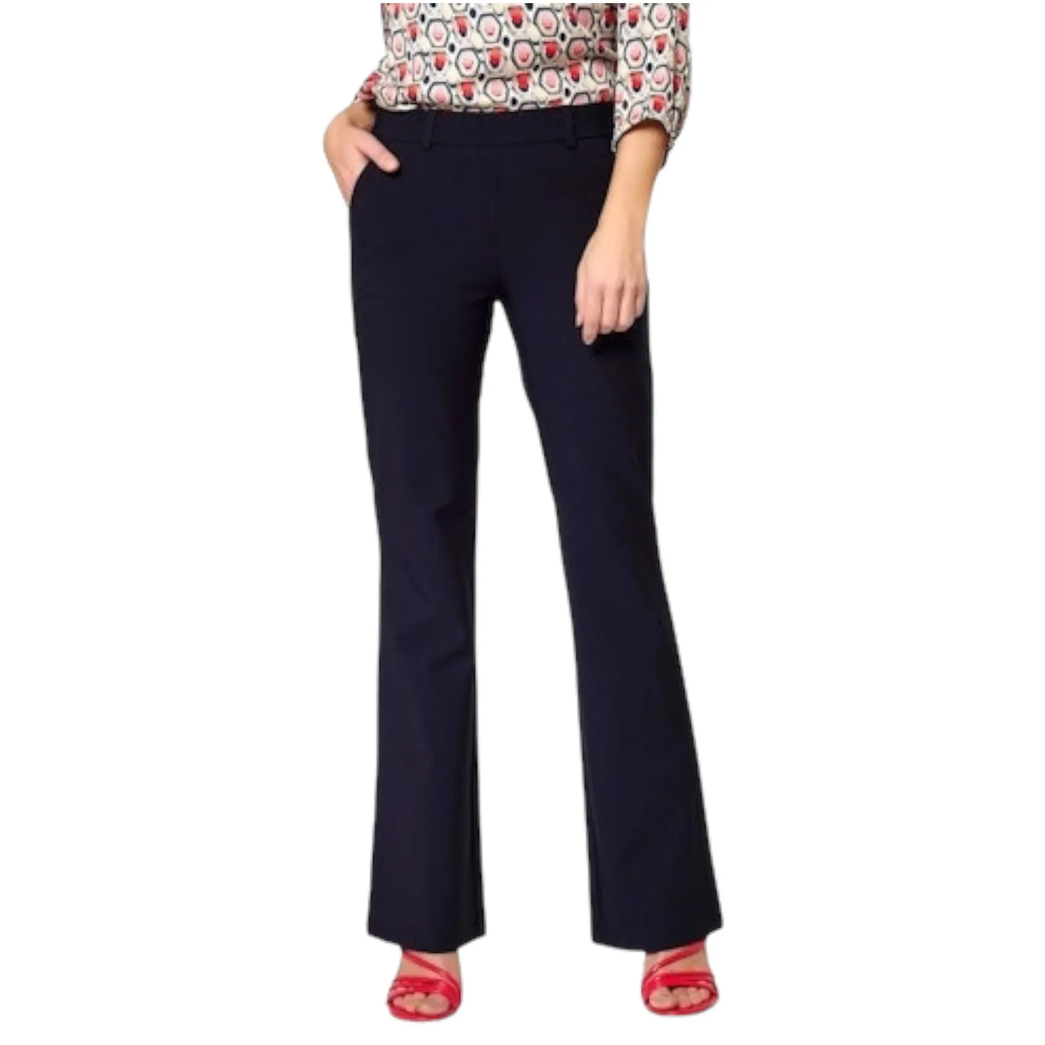 TONI Jenny Flared Trousers Navy