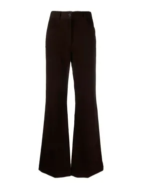 Velour trousers