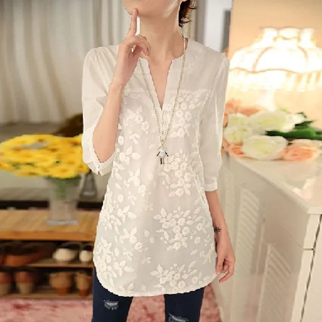 Women Embroidered Shirt