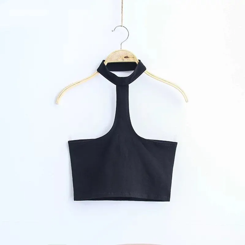 Women's Summer Casual Off Shoulder Elastic Crop Top